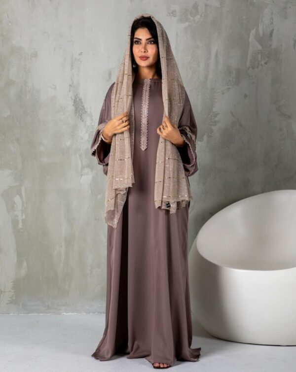 Bliss Abaya- Hazelnut