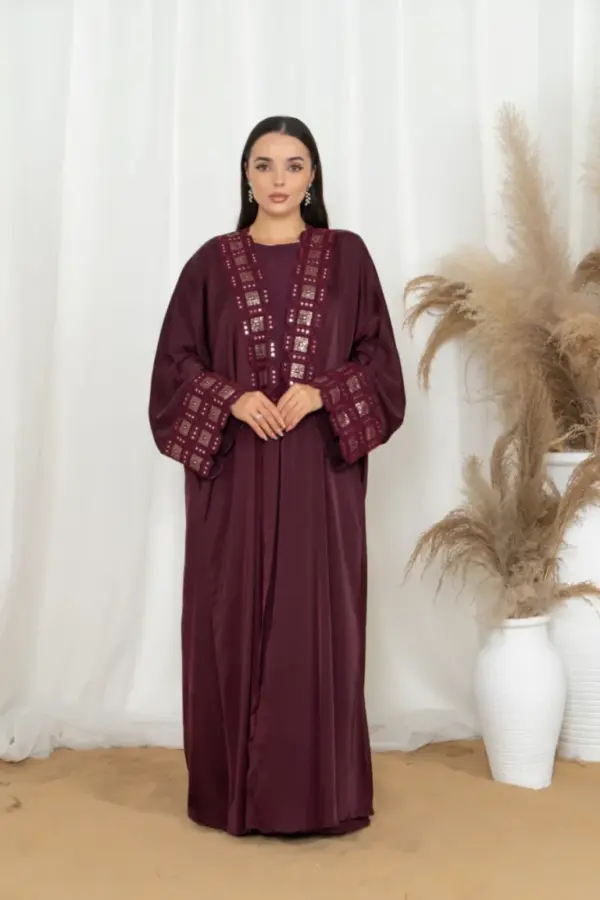 Ankora Kimono – Burgundy