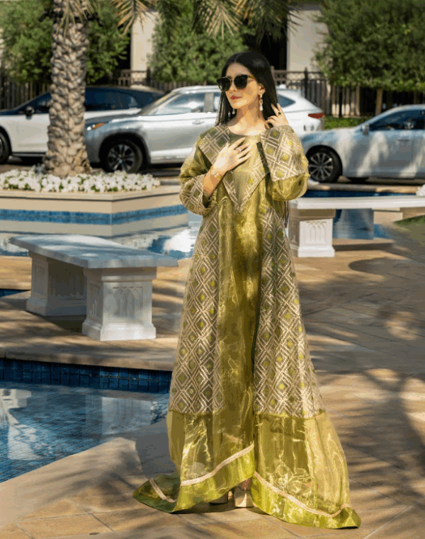 Aztec Kimono- olive