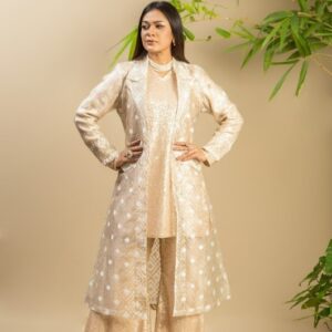 Aztec short jacket (ivory)