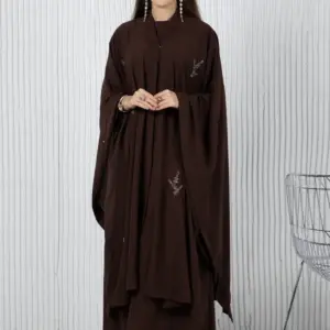 Beadsy Cloak – Dark Coffee