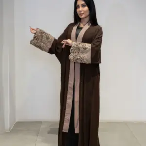 Collar Kimono - Dark Coffee