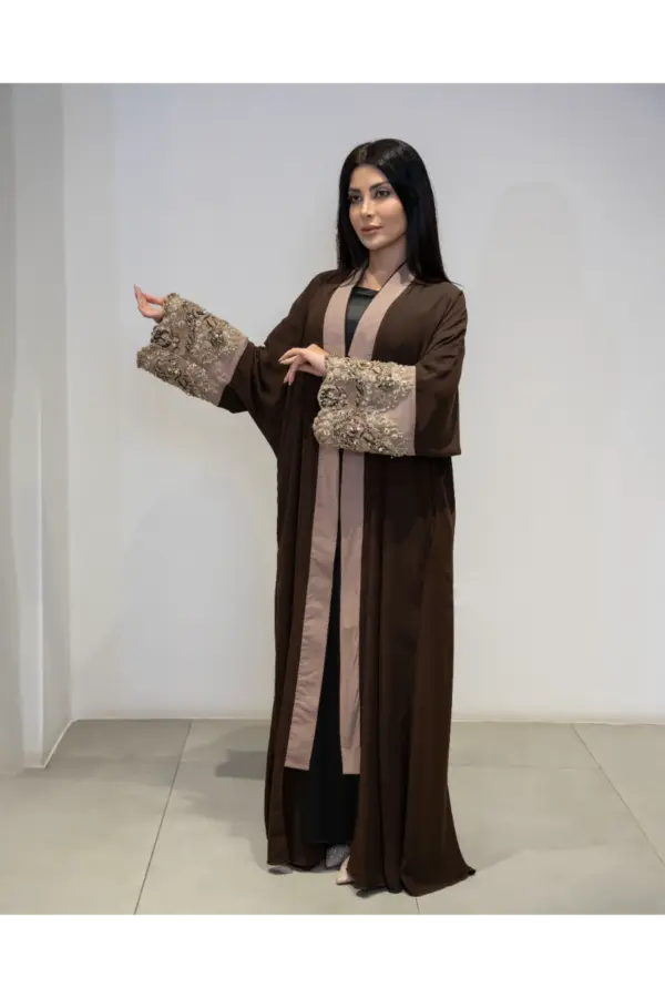 Collar Kimono - Dark Coffee