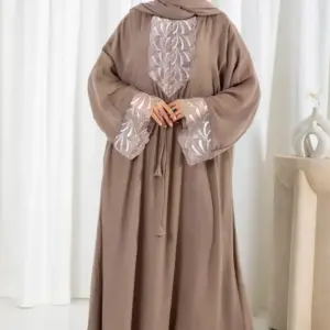 Cotton Kaftan Set – Beige