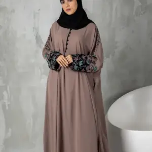 Creeper Abaya – Beige