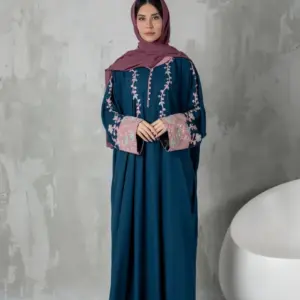 Creeper Abaya – Teal
