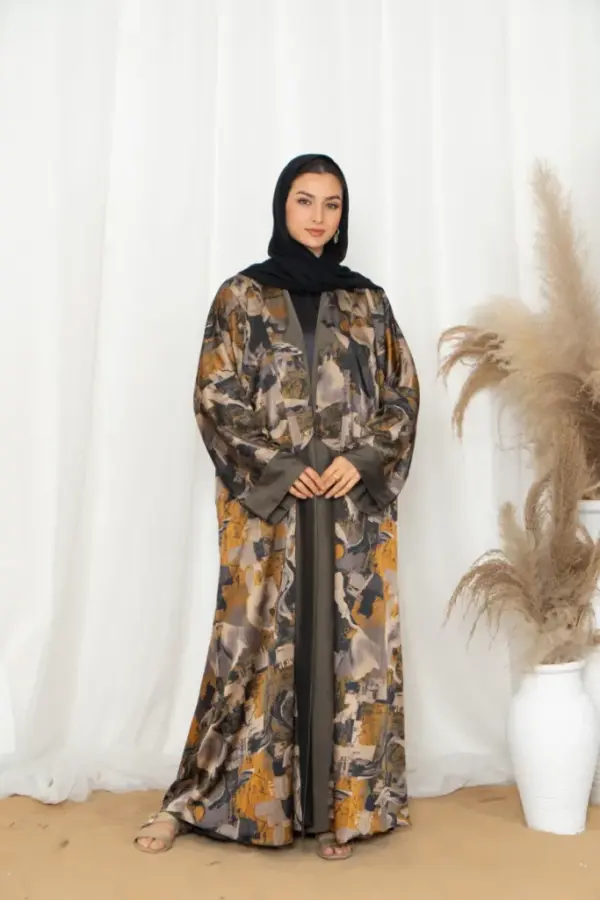 Saadri Kimono – Yellow multi