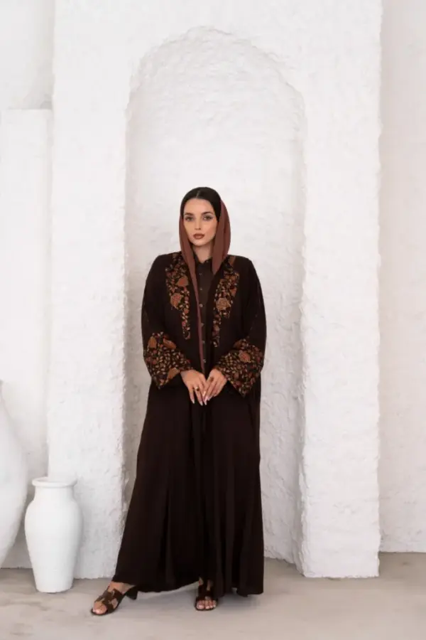 Hayfa Kimono – Dark Coffee