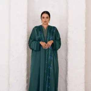 Morisa Kimono-Deep Sea Green