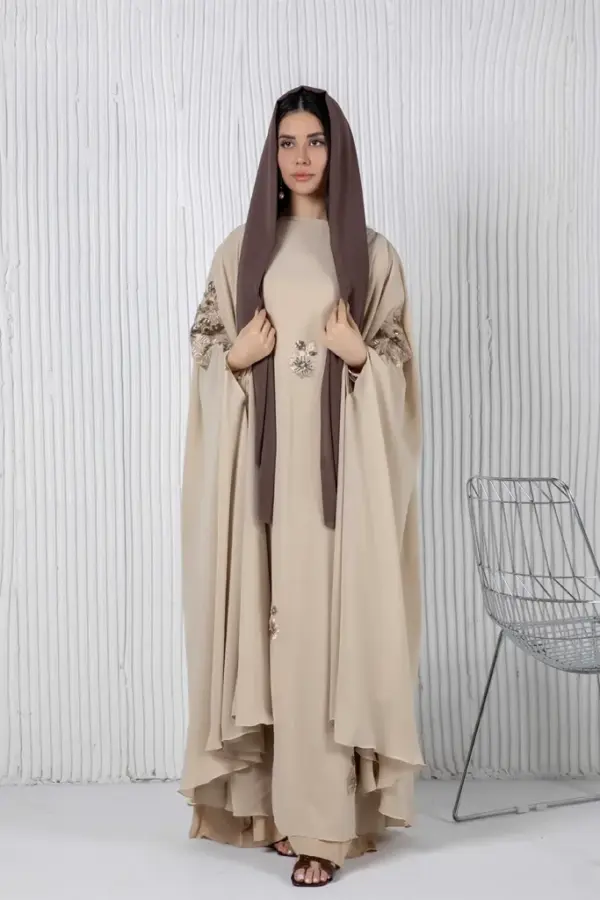 EMB Cape Gown – Ivory