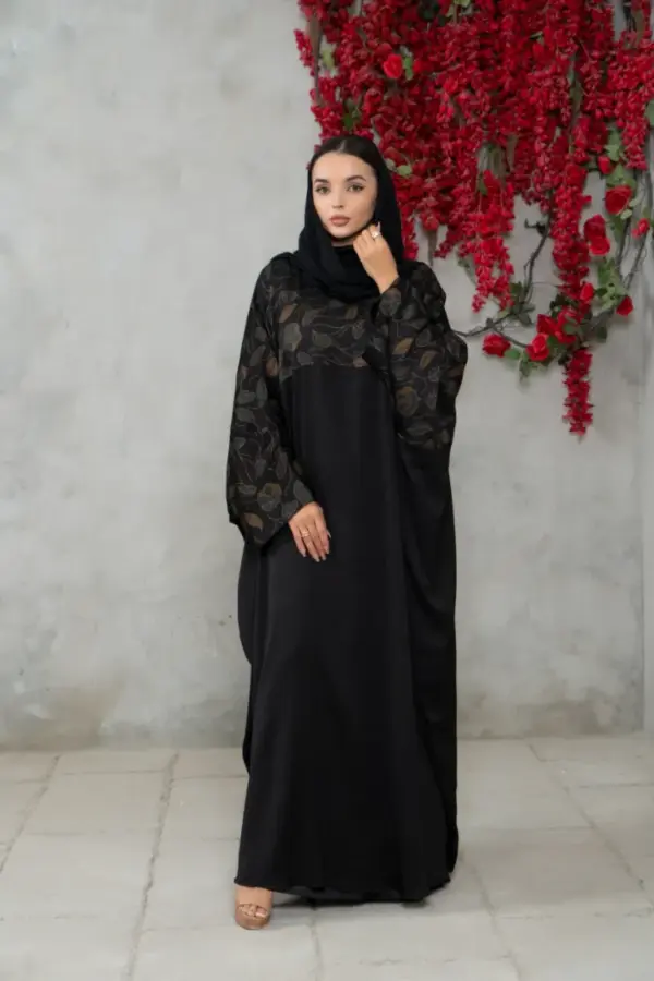 Ebony-Abaya-–-Black-green