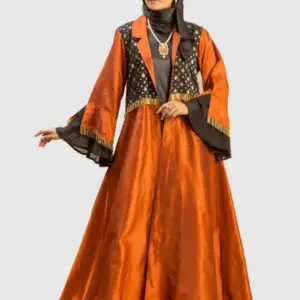 Andy Jamdani Kimono - Vermillion