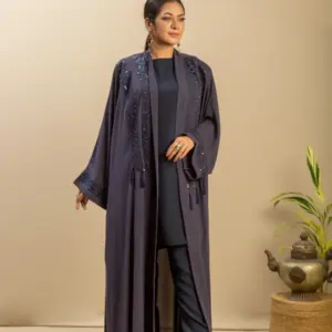 Sequin Kimono - Navy