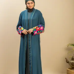 Mini Garden Kimono - Turquoise