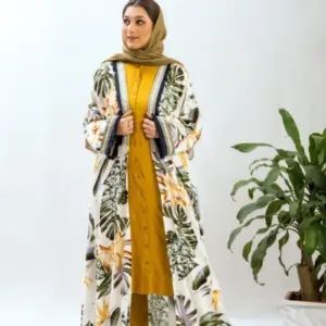Tropical Kimono- Off-white