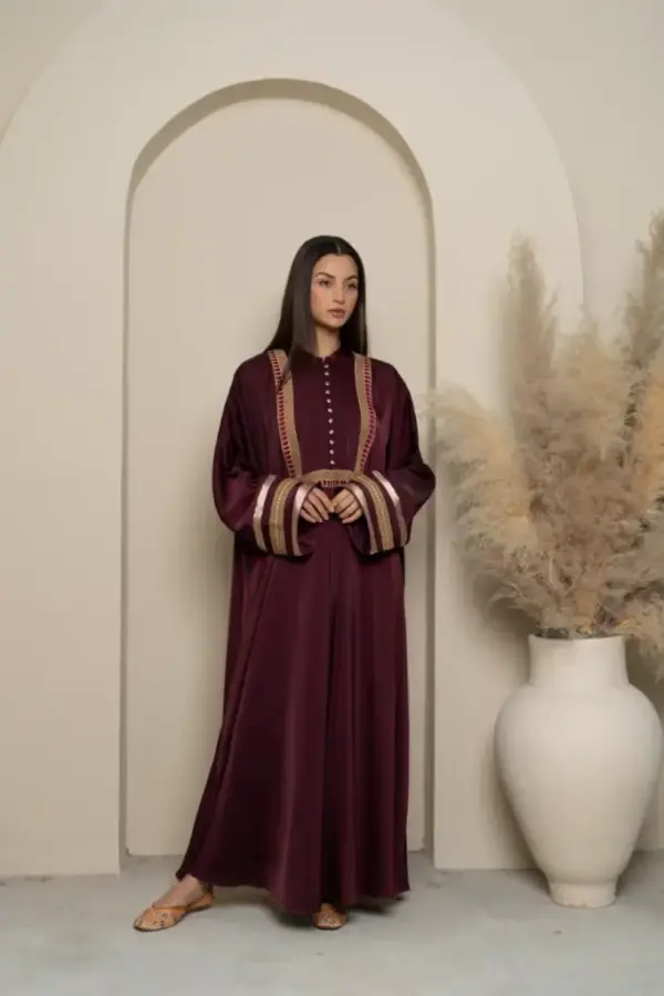 Guzel Abaya- Burgundy