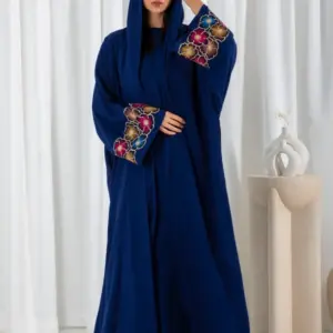 Hibiscus Kimono – Navy