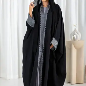 Knot Abaya – Black