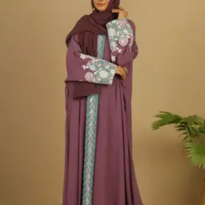 Medlar Abaya - Lavender
