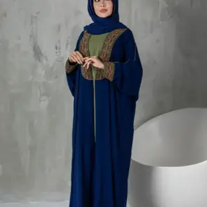 Moroccan Abaya – Navy