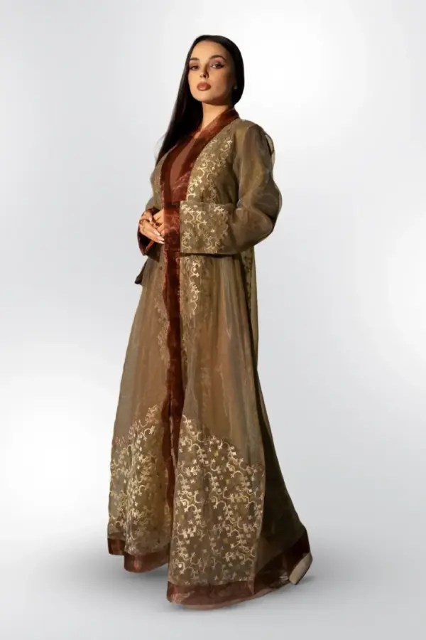 Paisley Kimono – Light Coffee