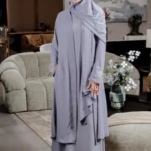 EMB Border Shrug - Grey