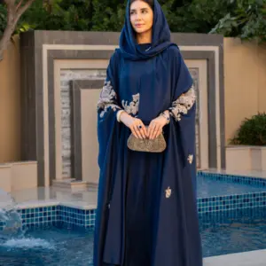 EMB Cape Gown - Navy