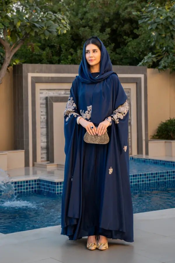 EMB Cape Gown - Navy