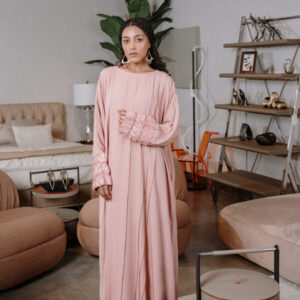 Eraa Abaya- Peach