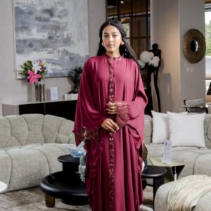 Aazrak Abaya – Maroon