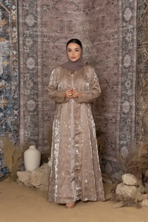 Regal Kimono set – Beige