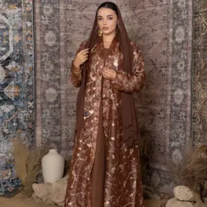 Regal Kimono set – Coffee