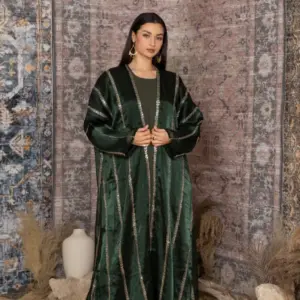 Regan Kimono Set – Hunter Green