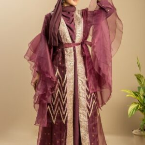 Temple kimono -plum