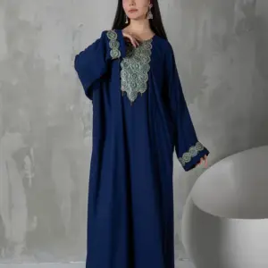 Vintage Abaya - Navy