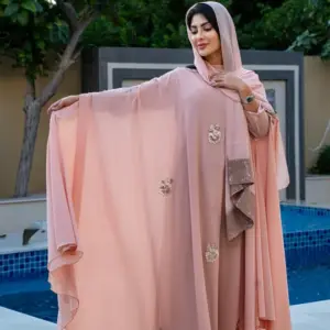 EMB Cape Gown – Peach